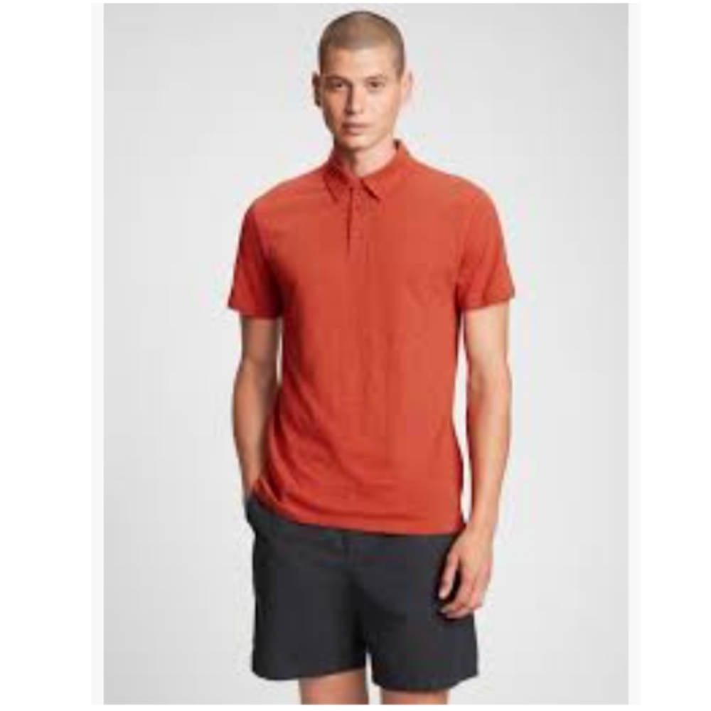 NWT Gap Lived In Rustic Weekend Polo Shirt T-shirt Top